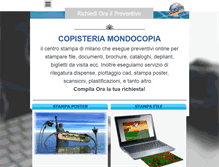 Tablet Screenshot of copisteriamondocopia.it